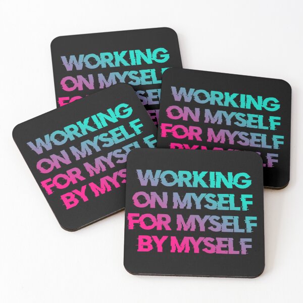 Item preview, Working On Myself For Myself By Myself designed and sold by Organized Chaos Designs.