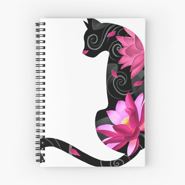 Item preview, Cat In Lotus Tattoo designed and sold by Ketrinartistka.
