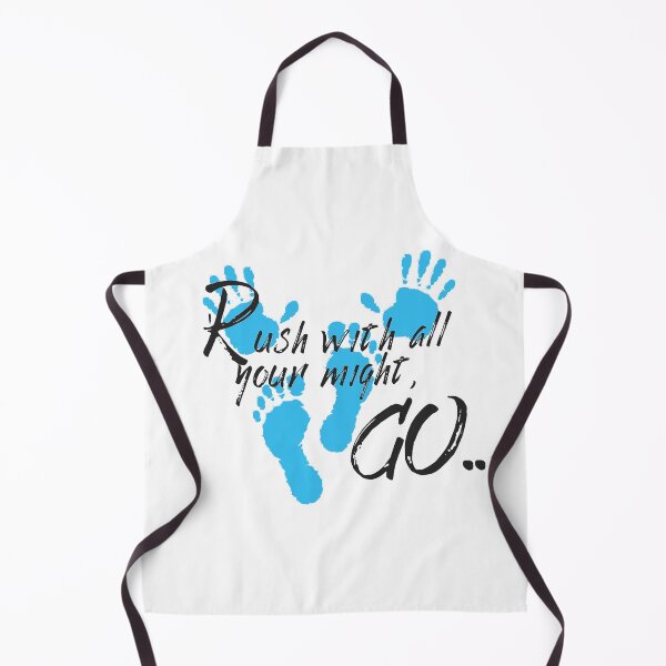 Item preview, Rush with all your might, GO. motivational phrase designed and sold by Ala'Salem| Cute Characters, Real Moods.