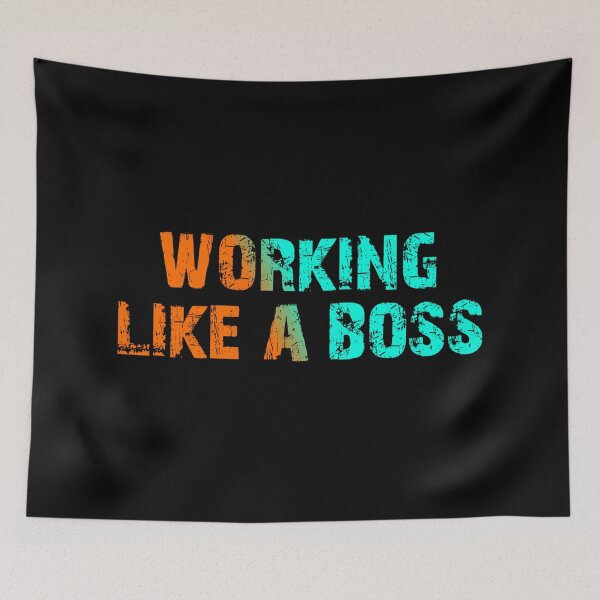 Item preview, Working Like A Boss designed and sold by Organized Chaos Designs.