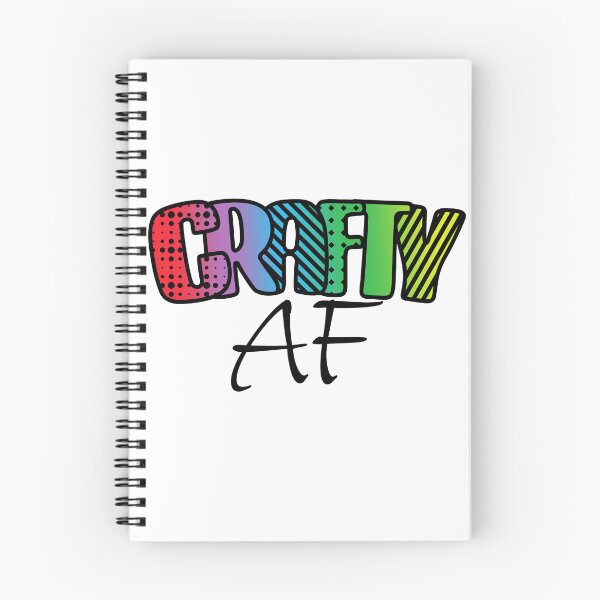 Item preview, Crafty AF with Graffiti Aesthetic Text in Rainbow Colors designed and sold by AloraDawnEve.