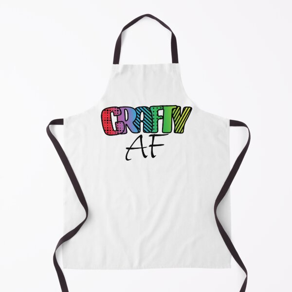 Item preview, Crafty AF with Graffiti Aesthetic Text in Rainbow Colors designed and sold by AloraDawnEve.