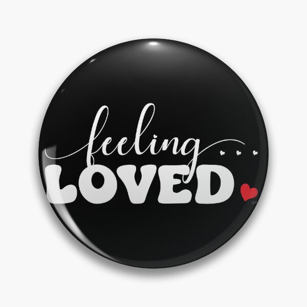Item preview, Valentines Feeling Loved Graphic Print designed and sold by ClaudiaFlores.