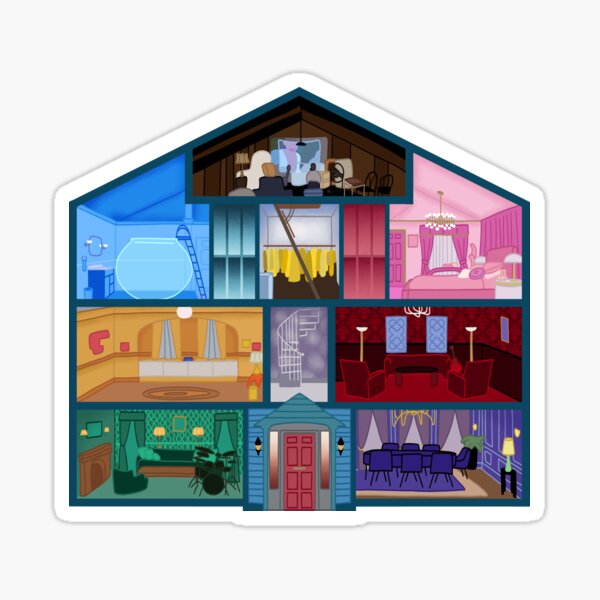 "Lover House" Sticker for Sale by Krembo Redbubble