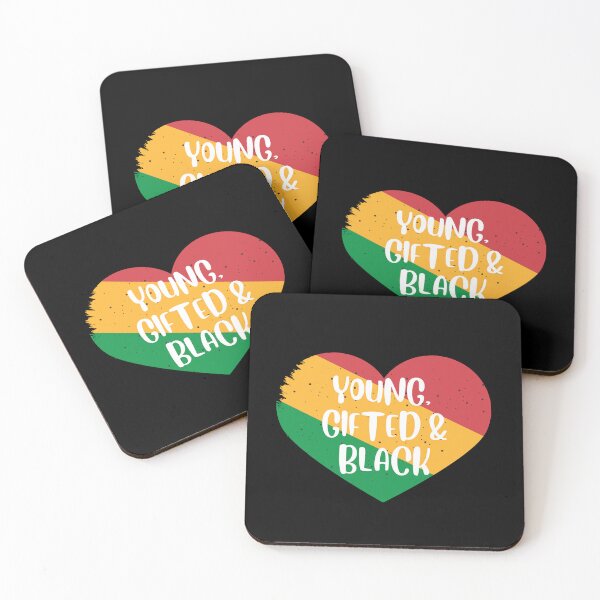 Item preview, Young, Gifted And Black Heart - Black History designed and sold by MacAndMoose.