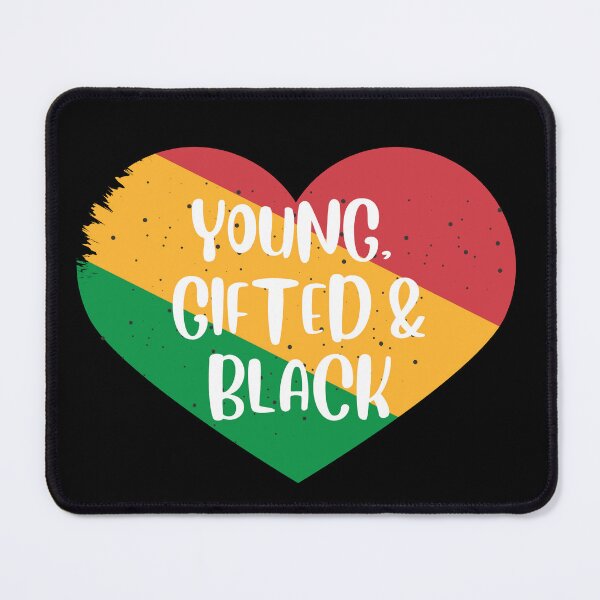 Item preview, Young, Gifted And Black Heart - Black History designed and sold by MacAndMoose.