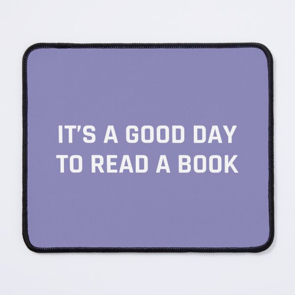 Item preview, It's a Good Day to Read a book - purple designed and sold by MOONINSPIRATION.