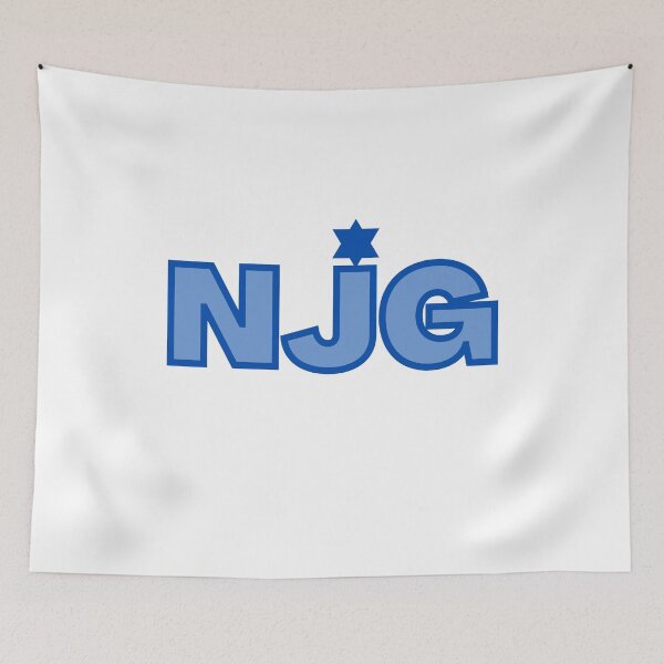 Item preview, NJG Nice Jewish Girl blue designed and sold by NJGDesigns.