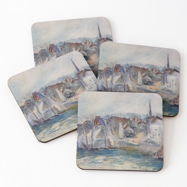 Item preview, Claude Monet's Boats in the Port of Honfleur designed and sold by mosfunky.