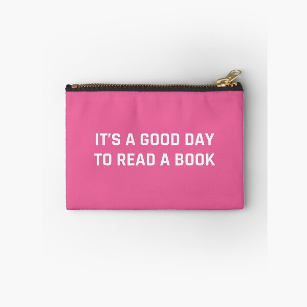 Item preview, It's a Good Day to Read a book - pink designed and sold by MOONINSPIRATION.