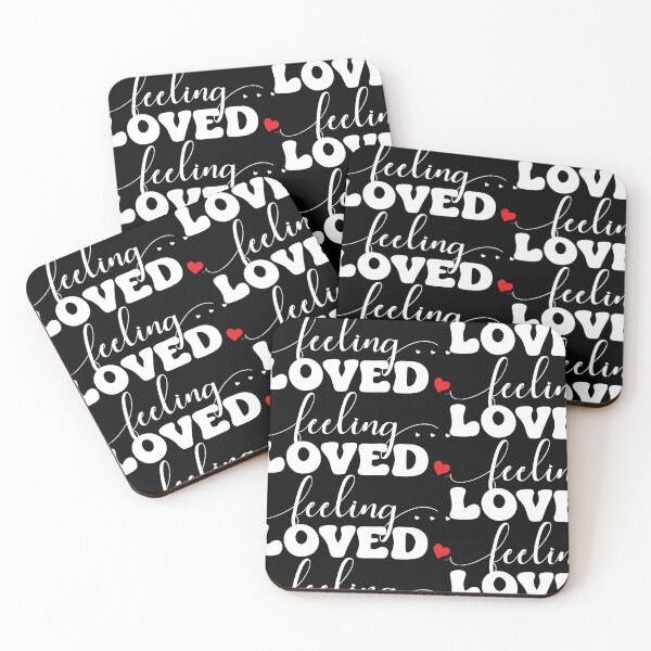 Item preview, Valentines Feeling Loved Graphic Print designed and sold by ClaudiaFlores.