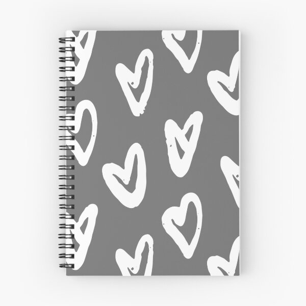 Item preview, Greyish white hearts designed and sold by KBMeyer.