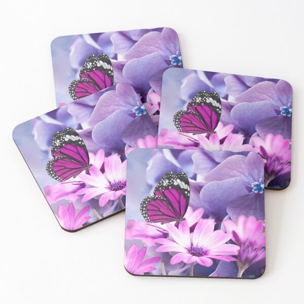 Item preview, Butterfly and Flowers designed and sold by tomorrowsart.