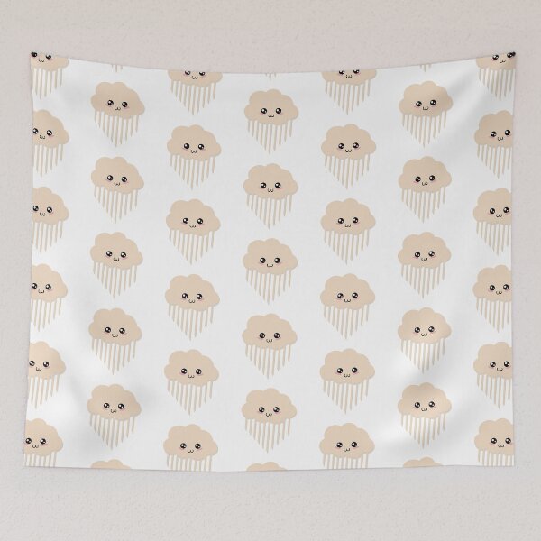 Item preview, Happy Shy Kawaii Cloud  designed and sold by Adidit.