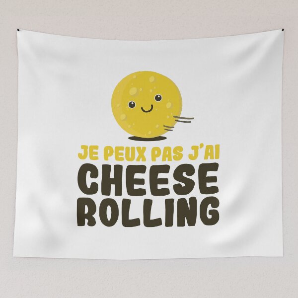 Item preview, I CAN'T I HAVE CHEESE ROLLING - unusual sport cheese designed and sold by Buddyboutique.