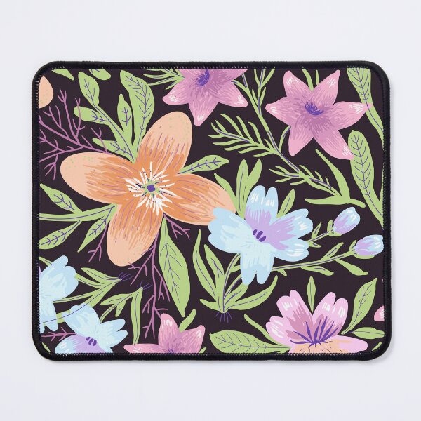 Item preview, Black Flowered Print designed and sold by KBMeyer.
