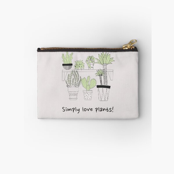 Item preview, ¡Simplemente ama las plantas! Camiseta de arte de línea simple. designed and sold by AllThingsPuffa.