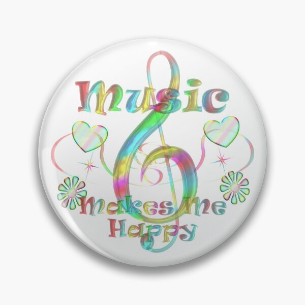 Item preview, Music makes me happy designed and sold by CoolDoodles.