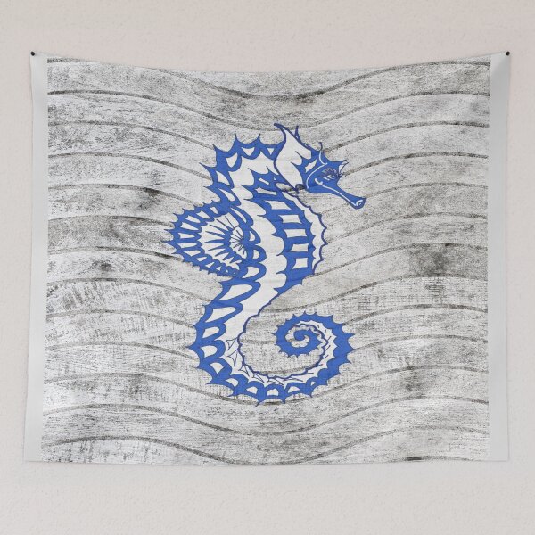 Item preview, Blue Sea Horse designed and sold by Christina Clare.