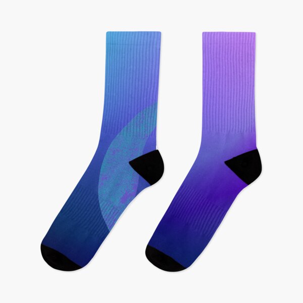 Item preview, Faded Blue Crescent Moon in Blue/Purple Gradient Sky designed and sold by ShaunSandhu.