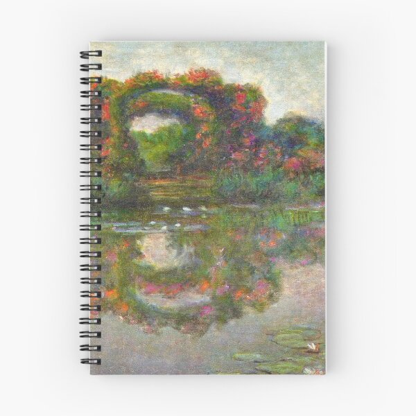 Item preview, Claude Monet's Rose Flowered Arches at Giverny designed and sold by mosfunky.