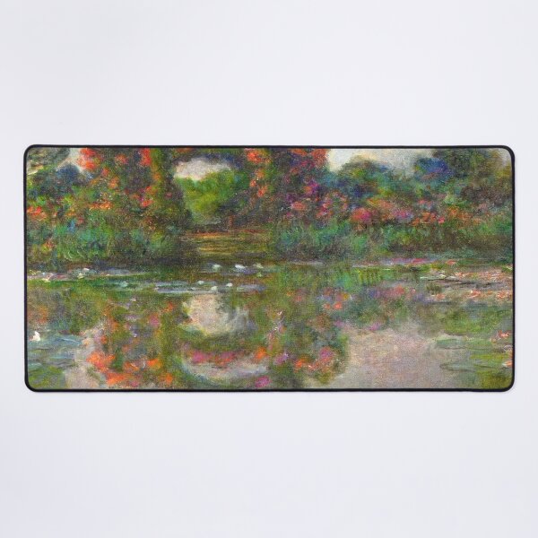 Item preview, Claude Monet's Rose Flowered Arches at Giverny designed and sold by mosfunky.