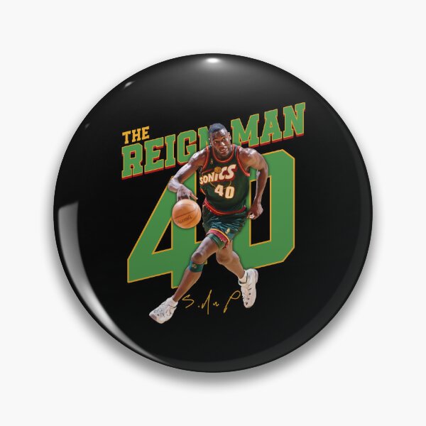 Item preview, Shawn Kemp The Reignman Legend Basketball Signature Vintage Retro 80s 90s Bootleg Rap Style designed and sold by HayleyMonahan.