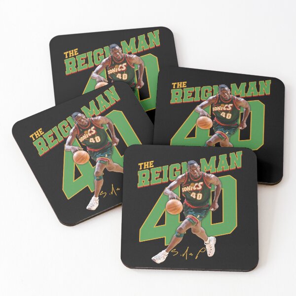 Item preview, Shawn Kemp The Reignman Legend Basketball Signature Vintage Retro 80s 90s Bootleg Rap Style designed and sold by HayleyMonahan.