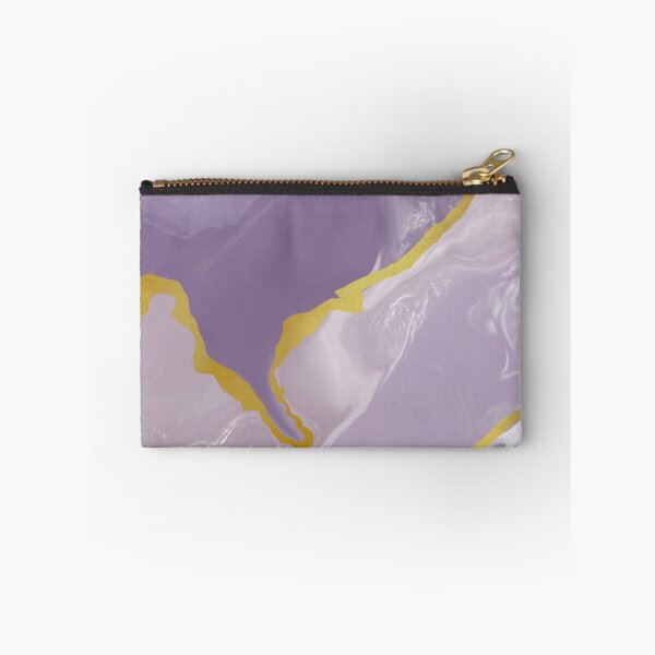 Item preview, Abstract violet,gold marble pattern designed and sold by cutecrazytshirt.