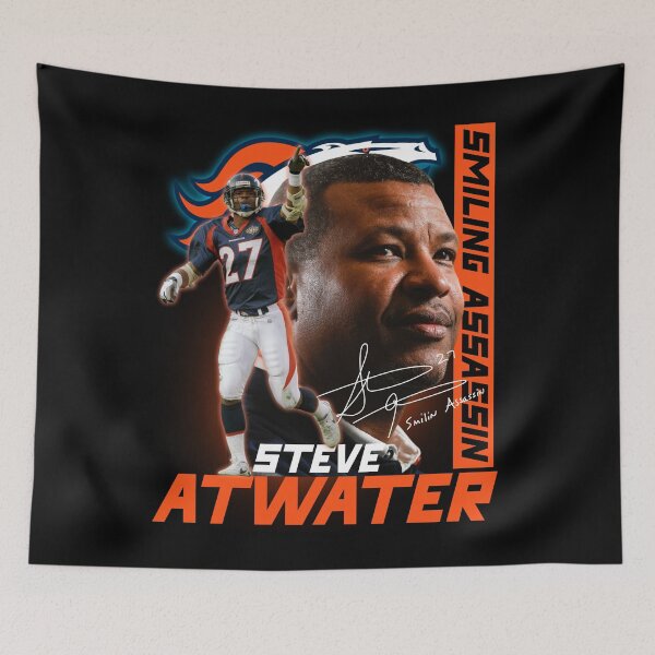 Item preview, Steve Atwater Football Signature Vintage Retro 80s 90s Bootleg Rap Style designed and sold by Lea Schiller ⭐⭐⭐⭐⭐(216).