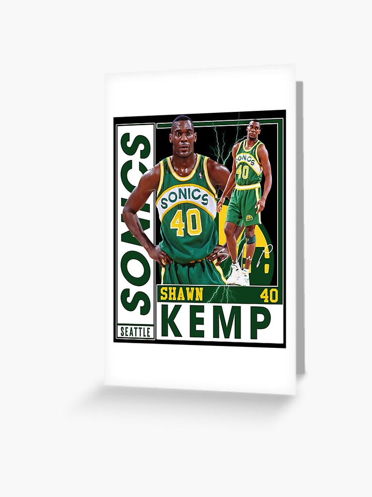 Shawn Kemp The Reign Man Basketball Legend Signature Vintage Retro 80s 90s  Bootleg Rap Style - Shawn Kemp - Sticker