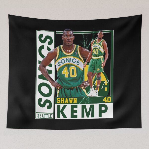 Item preview, Shawn Kemp The Reignman Legend Basketball Signature Vintage Retro 80s 90s Bootleg Rap Style designed and sold by HayleyMonahan.