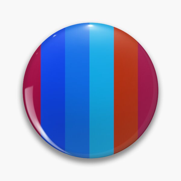 Item preview, Red and Blue Gradient Vertical Five Stripes  designed and sold by LoloTrends.