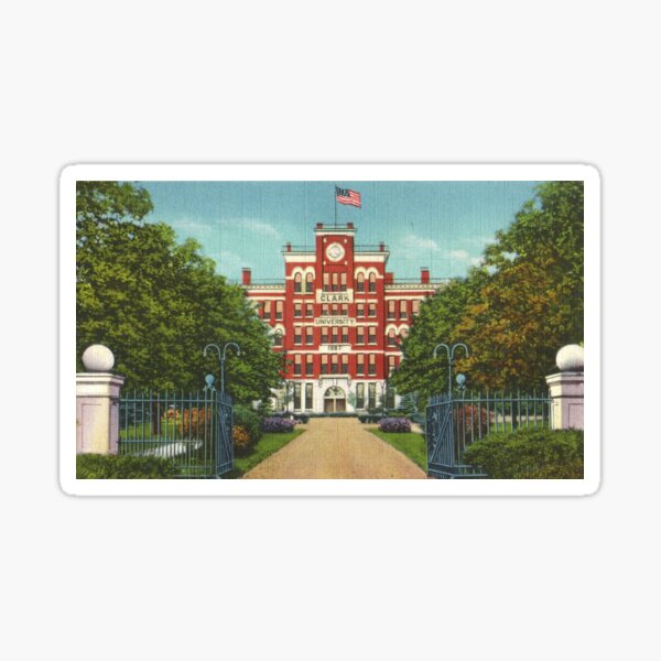 Item preview, 1924 Jonas Clark Hall, Clark University Worcester, MA Vintage Postcard Image designed and sold by Nostalgia Tees, Stickers, Art & More.