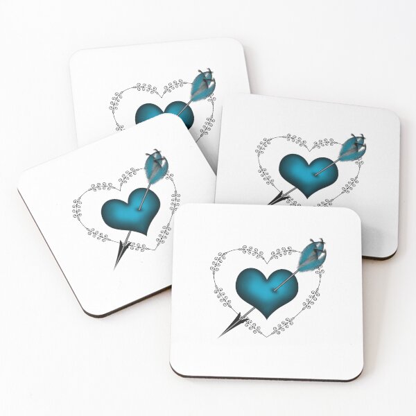 Item preview, Punk Love (Turquoise) designed and sold by PawsitiveMum.