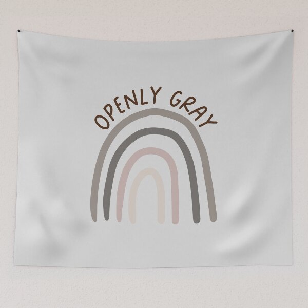 Item preview, openly gray rainbow designed and sold by goblinbabe.