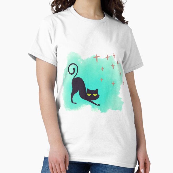 Vista previa del artículo con la obra «Gato Camiseta clásica», diseñado y vendido por peanutstudio.