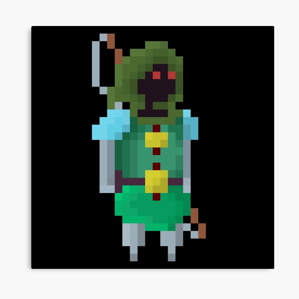 Bou Dikah Aka Agnata The Archer Monster Metropolis Nft Series 1 32 X 32 Pixel Art Photographic Print For Sale By Monstermetronft Redbubble