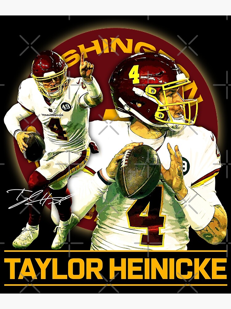 Taylor Heinicke Football Signature Vintage Retro 80s 90s Bootleg Rap Style  Photographic Print for Sale by Lea Schiller (216)