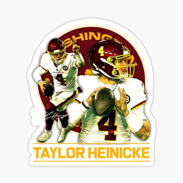 Taylor Heinicke Signed Washington Redskins Throwback Jersey