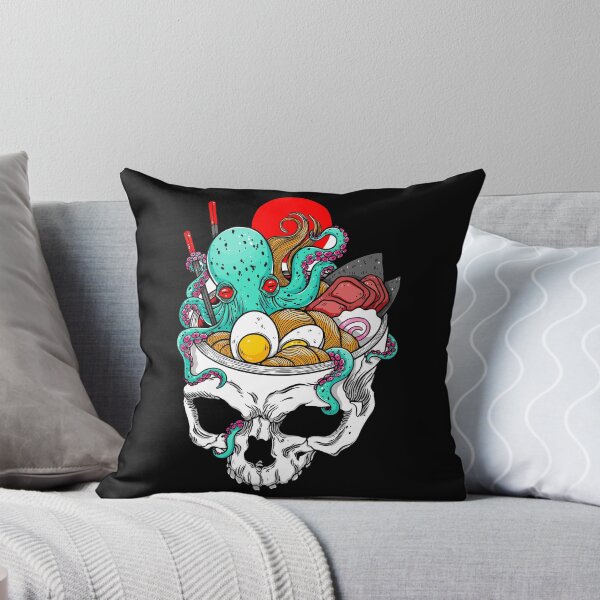 Item preview, Ramen Skull Anime Japanese Skeleton Ramen Halloween Noodle Skull Kawaii  designed and sold by EyanShop.