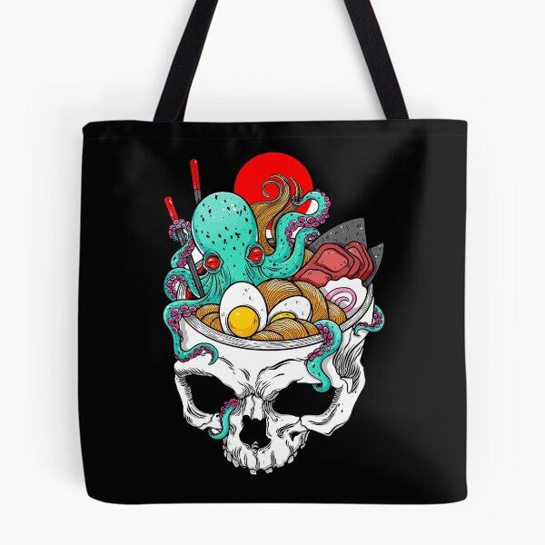 Item preview, Ramen Skull Anime Japanese Skeleton Ramen Halloween Noodle Skull Kawaii  designed and sold by EyanShop.