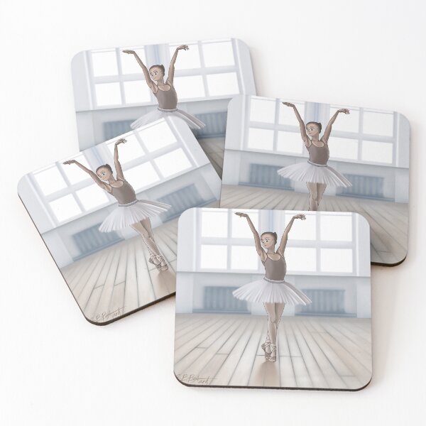 Item preview, Young Ballerina in Studio Illustration designed and sold by sbbaart.