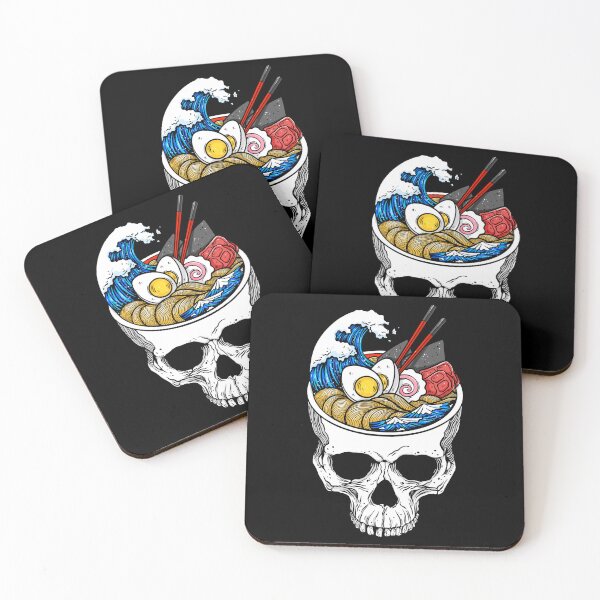 Item preview, Ramen Skull Anime Japanese Skeleton Ramen Halloween Noodle Skull Kawaii  designed and sold by EyanShop.