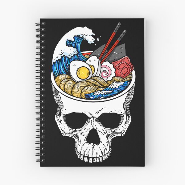 Item preview, Ramen Skull Anime Japanese Skeleton Ramen Halloween Noodle Skull Kawaii  designed and sold by EyanShop.