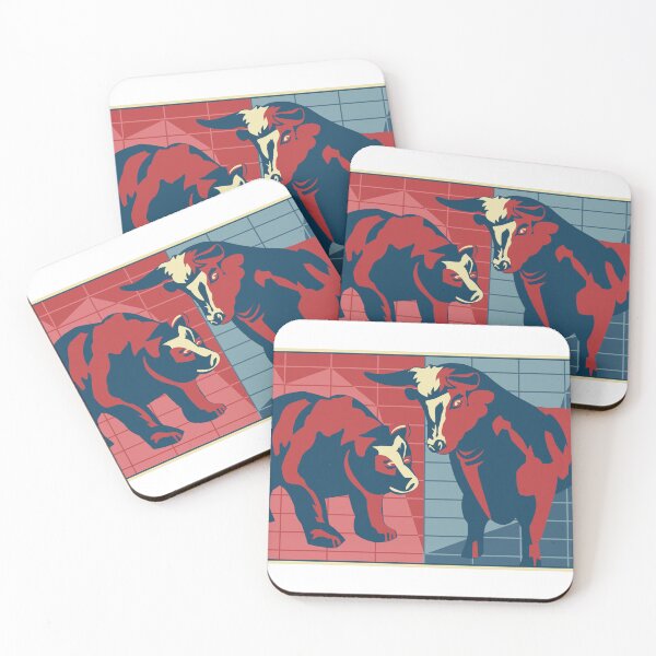 Item preview, Wall Street Bull Bear Stocks designed and sold by Cheeze4lyfe.