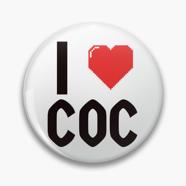 Item preview, I Love Coc, I heart Coc, Red Heart Icon, Black Text, Quote, Sayings, Expression designed and sold by workshop5.
