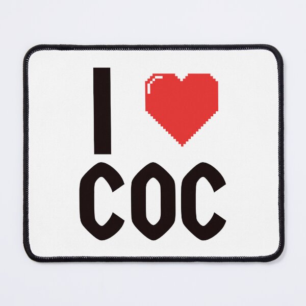 Item preview, I Love Coc, I heart Coc, Red Heart Icon, Black Text, Quote, Sayings, Expression designed and sold by workshop5.