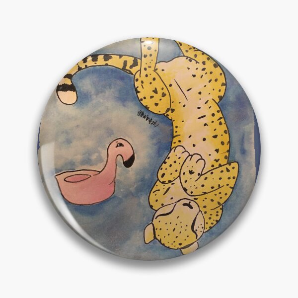 Item preview, Cheetah Floating on Water  designed and sold by Bre-Bug-242.