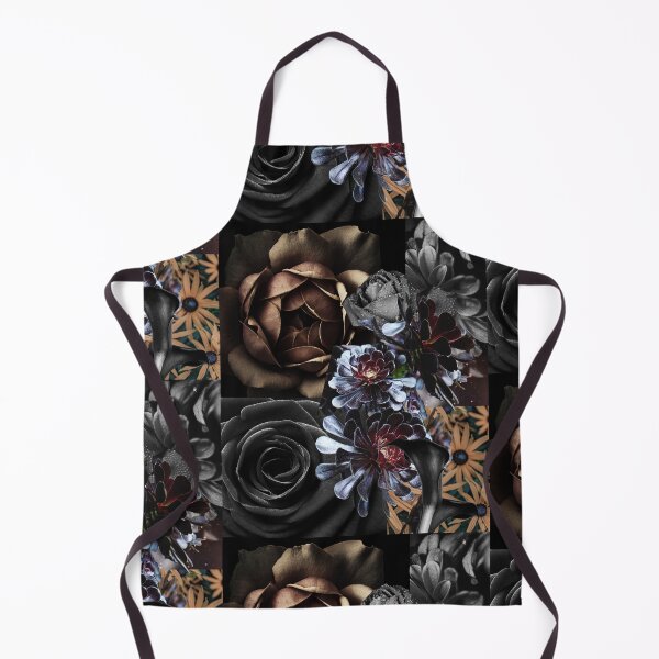 Item preview, Black Goth Flowers Digital Collage Design designed and sold by EarthArtDesigns.